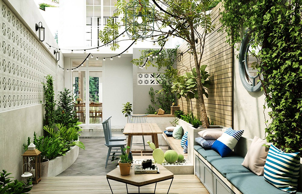 Công năng tĩnh trong thiết kế, thi công sân vườn – Mongarden