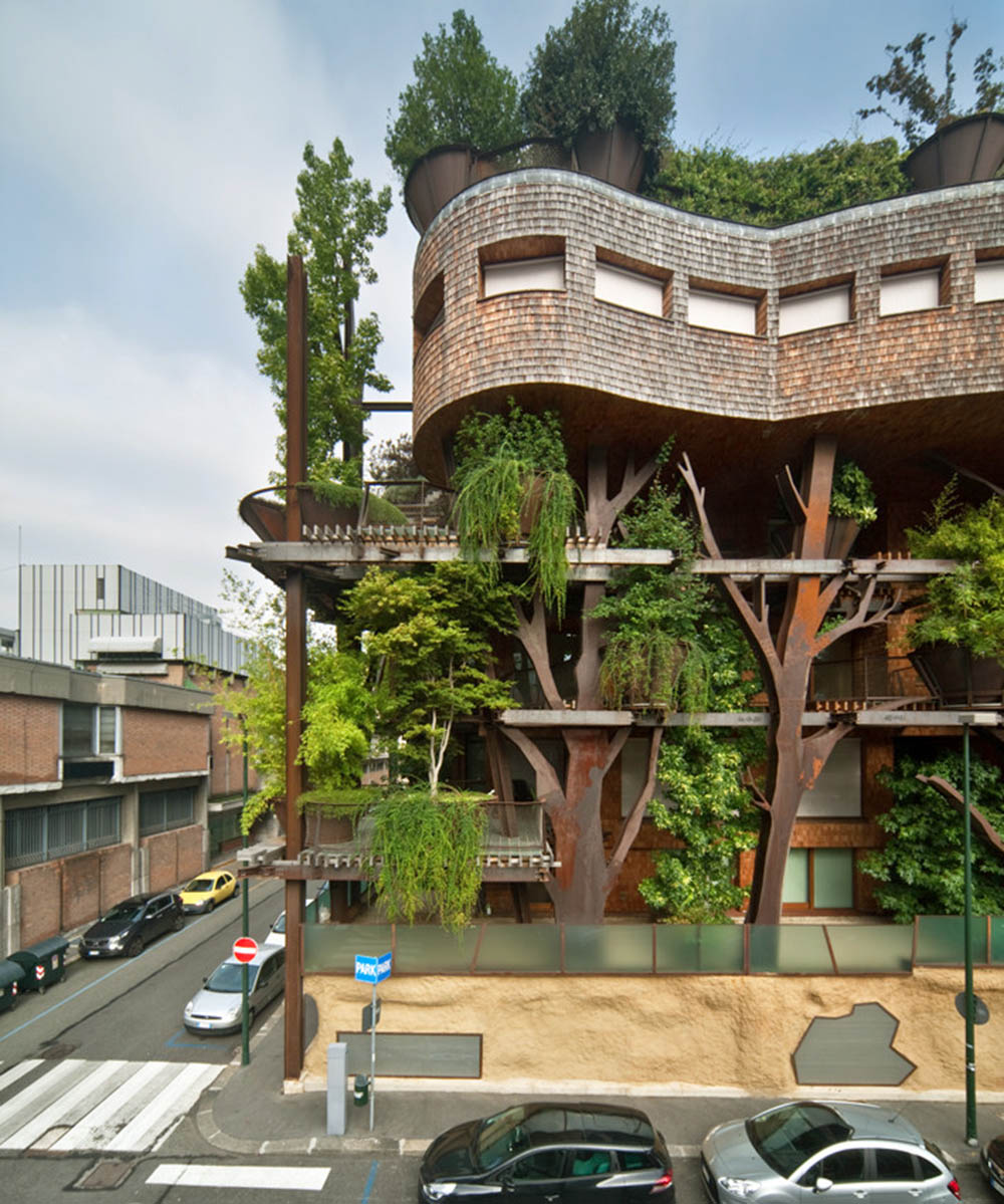 Kiến trúc xanh của tòa nhà 25Green – Italya Kiến trúc xanh của tòa nhà 25Green – Italya