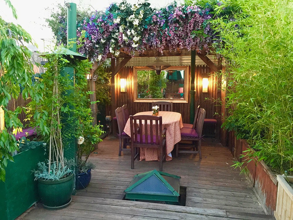 Không gian nghỉ ngơi thư giãn trong sân vườn, vườn trên mái – Mongarden