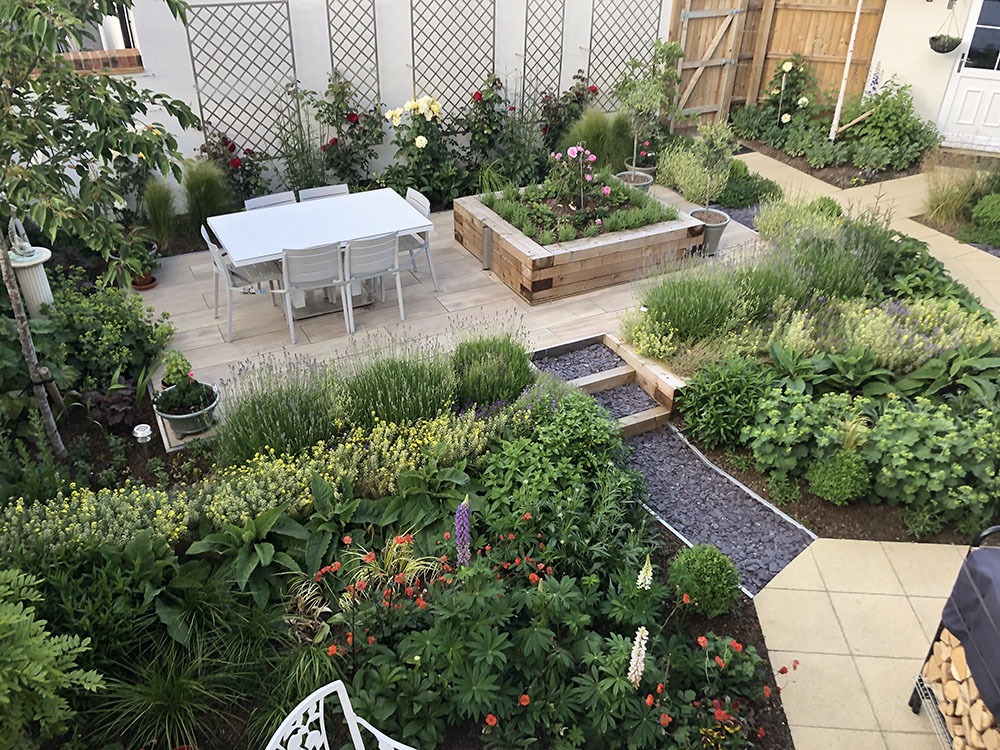 Mẫu thiết kế sân vườn đẹp, đơn giản – Mongarden