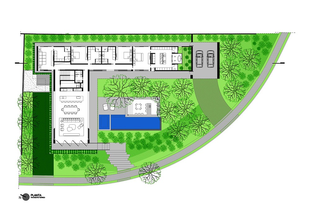 Thiết kế sân vườn biệt thự nghỉ dưỡng – Mongarden