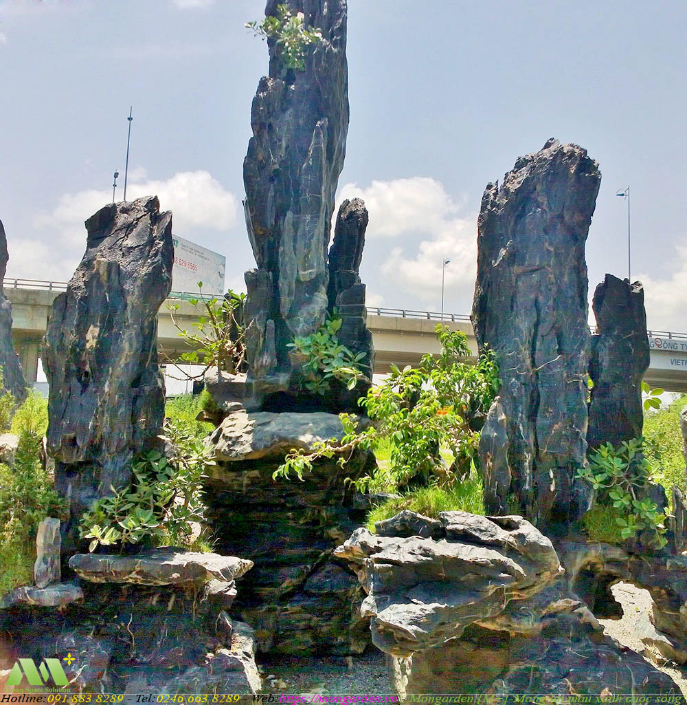 Thiết kế, thi công hòn non bộ trong sân vườn – Mongarden