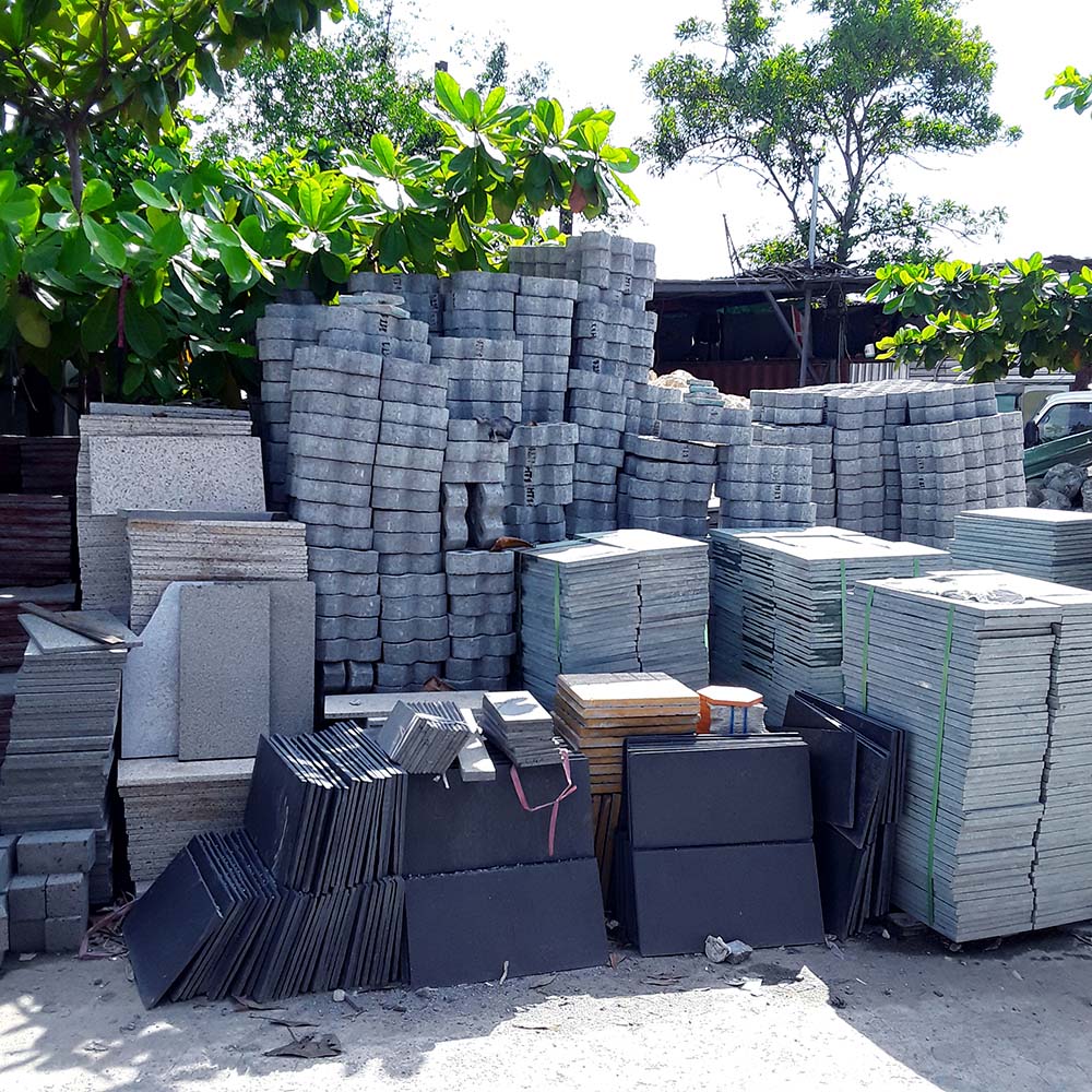 Vật liệu đá trong thiết kế thi công sân vườn – Mongarden