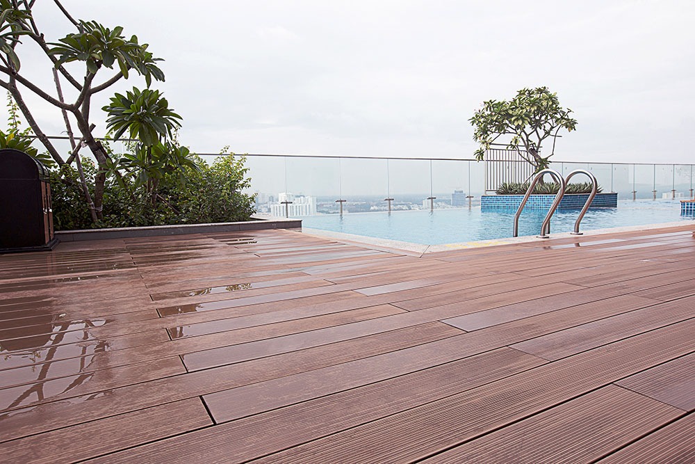 Vật liệu gỗ nhựa được sử dụng trong thiết kế, thi công sân vườn – Mongarden