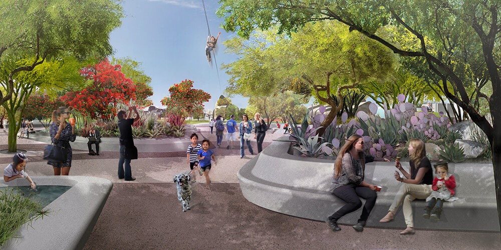Thiết kế cảnh quan công viên Phoenix's Hance - Mỹ