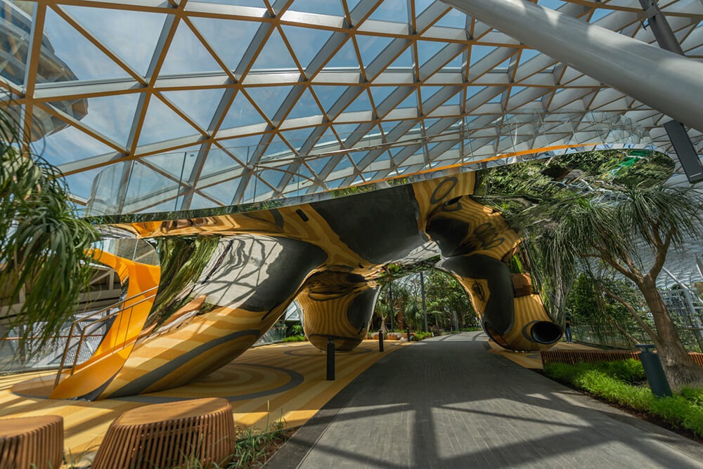 Kiến trúc cảnh quan nhà ga sân bay Jewel Changi- Singapore