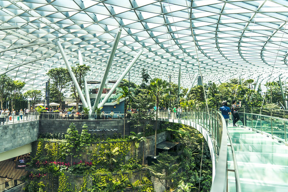 Kiến trúc cảnh quan nhà ga sân bay Jewel Changi- Singapore
