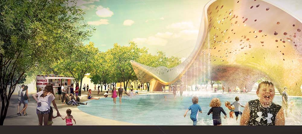 Dự án thiết kế cảnh quan trung tâm thành phố Mesa - Hoa Kỳ