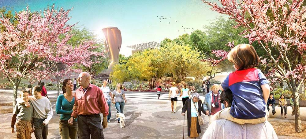 Dự án thiết kế cảnh quan trung tâm thành phố Mesa - Hoa Kỳ