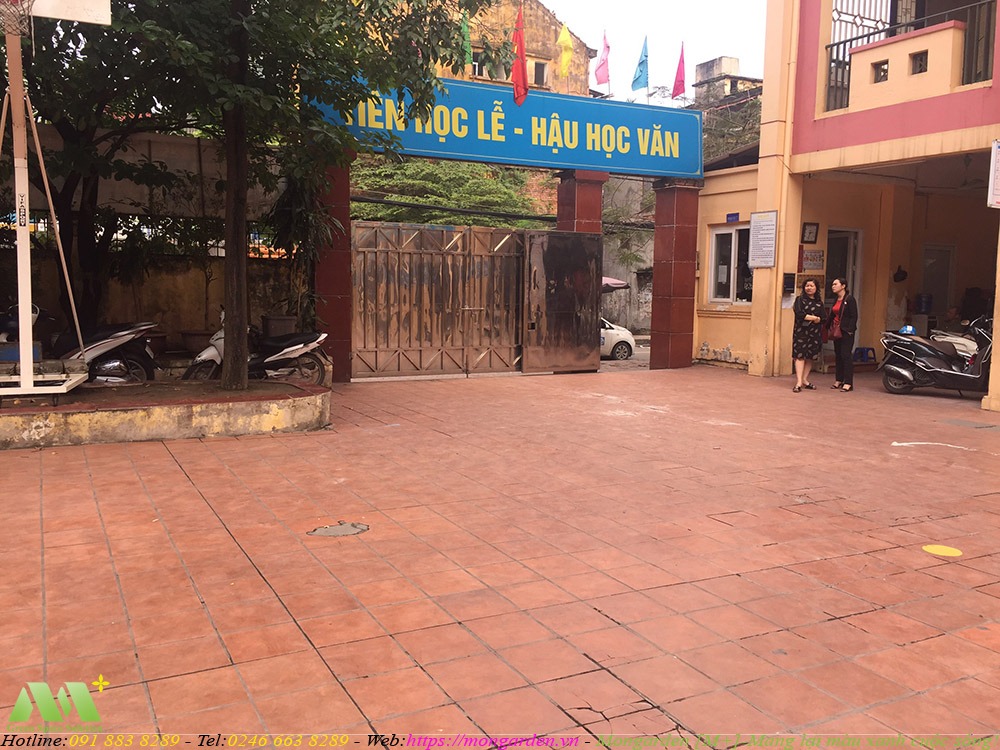 Hiện trạng cảnh quan trường THCS Quỳnh Mai