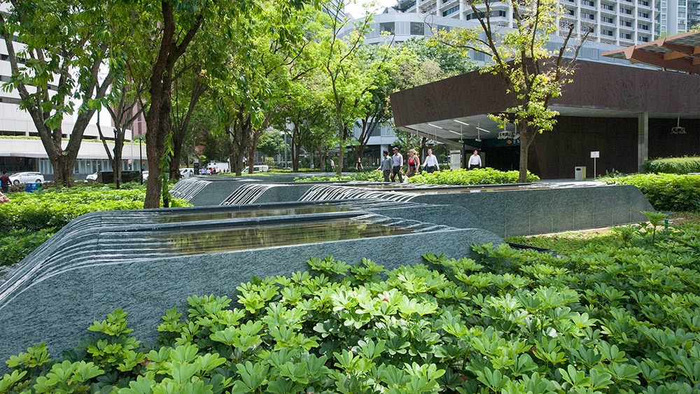 Thiết kế cảnh quan trung tâm Tanjong Pagar tại Singapore