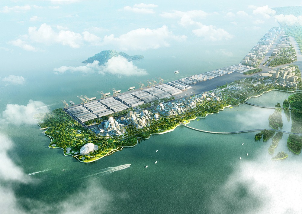 Dự án thiết kế kiến trúc cảnh quan trụ sở Tencent tại vịnh Qianhai