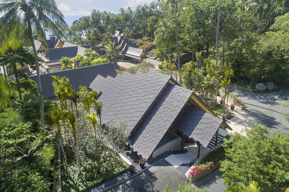 Thiết kế sân vườn cho gian hàng bán lẻ tại Amanpuri - Thailand