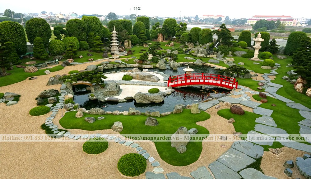 Sân vườn phong cách vườn Nhật Bản