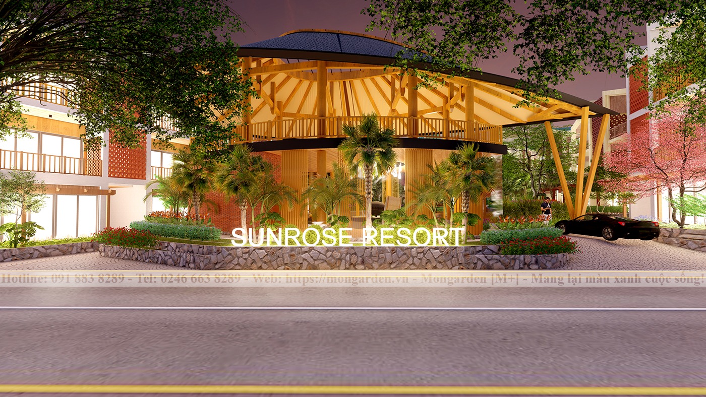 Thiết kế cảnh quan Resort Sunrose Phú Quốc