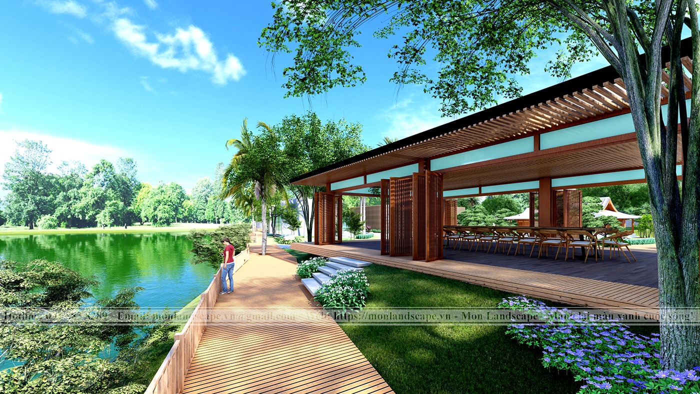 Phương án thiết kế 3D resort nghỉ dưỡng Hải Phòng