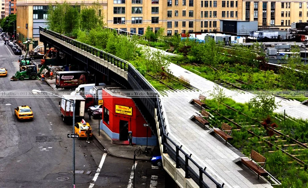Công viên High Line, Rail Yards, New York