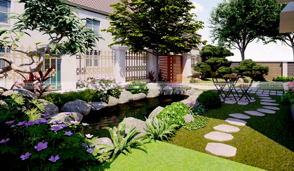 Các nguyên tắc trong thiết kế sân vườn