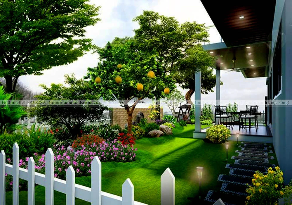 Các nguyên tắc trong thiết kế sân vườn