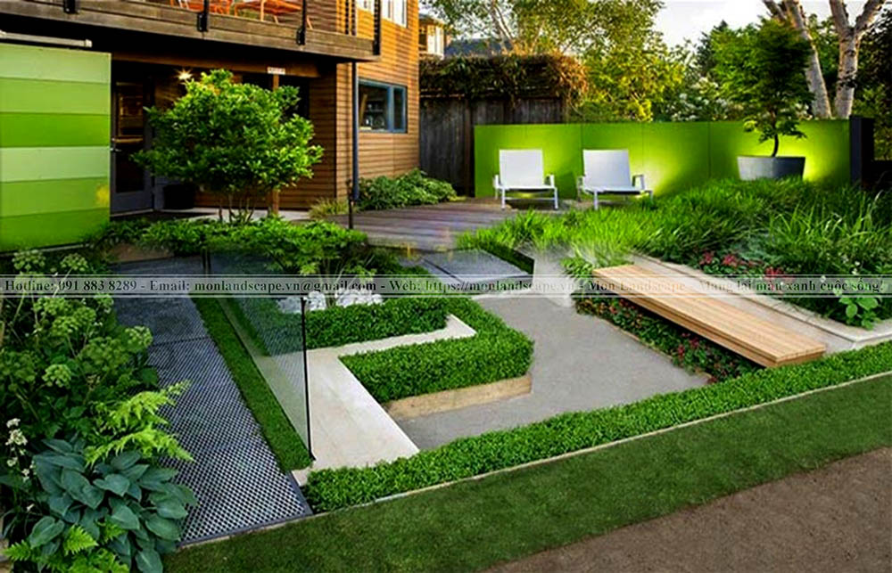 Các nguyên tắc trong thiết kế sân vườn