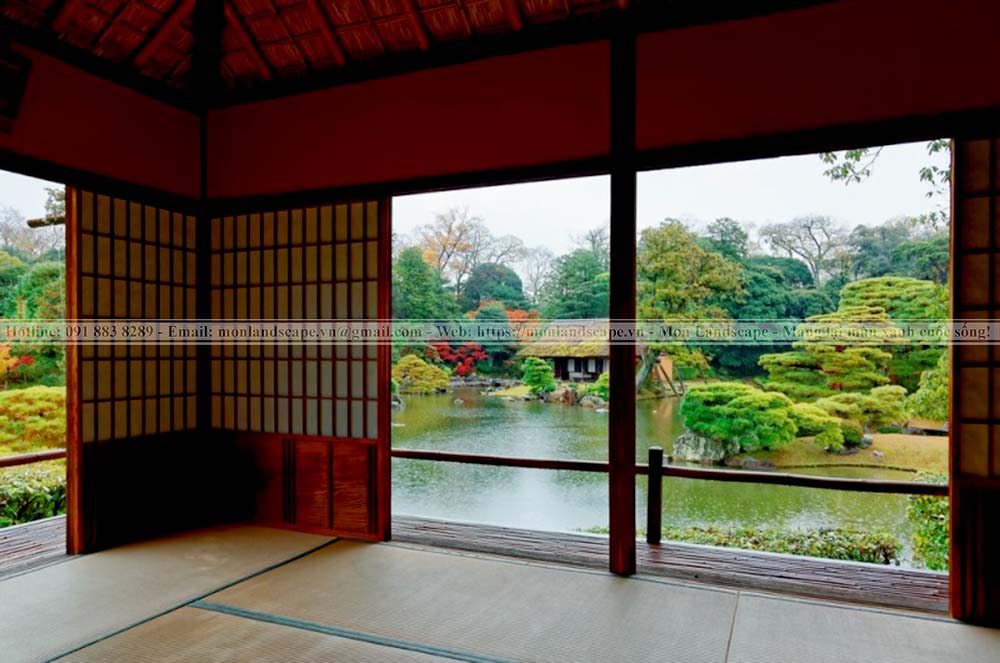 Trà thất trong khu biệt thự hoàng gia Katsura, Kyoto