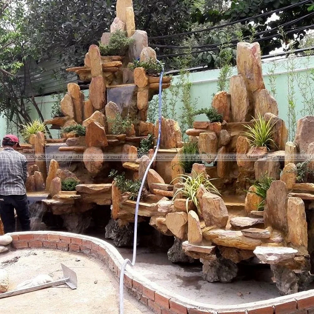 Các loại đá thi công tiểu cảnh sân vườn