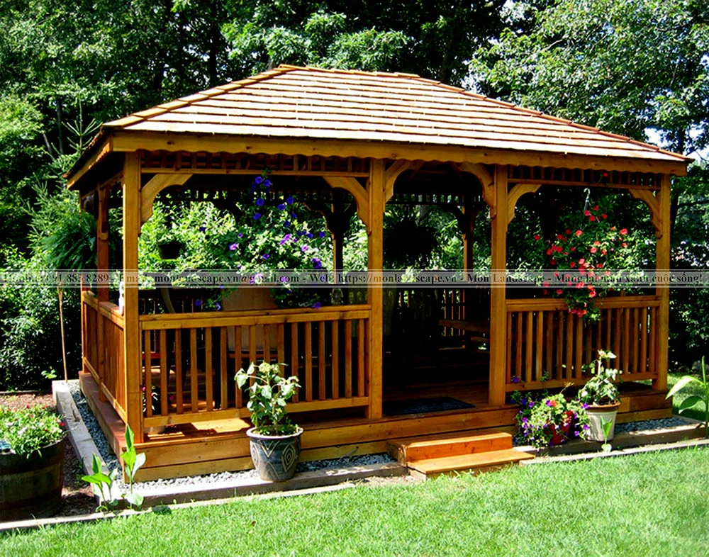 Các mẫu nhà chòi sân vườn được ưa chuộng