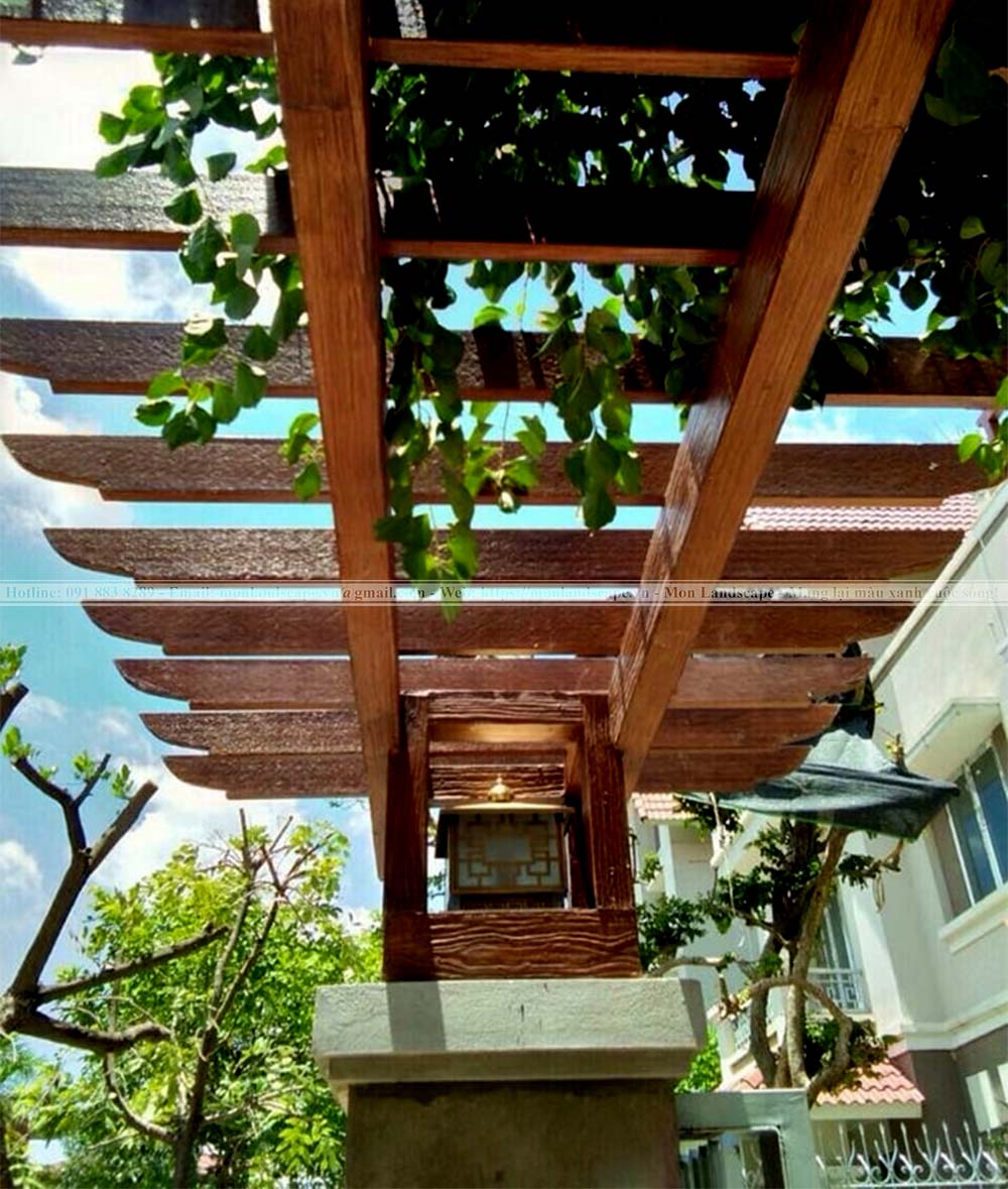Đặc điểm của giàn hoa ngoài trời 