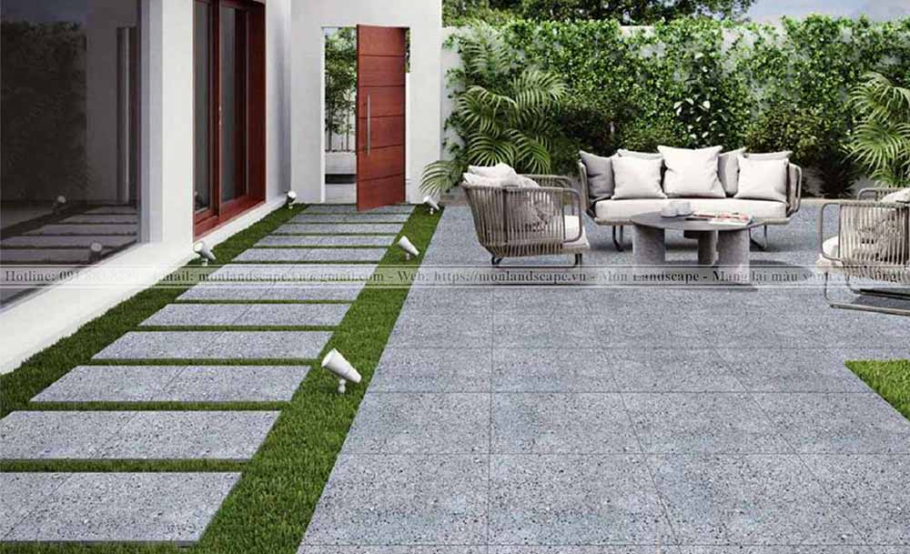 Gạch đá ốp lát sân vườn được ưa chuộng