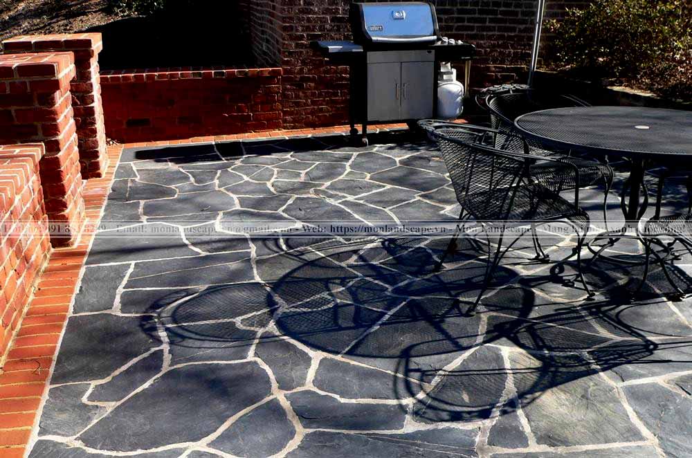 Gạch, đá ốp lát sân vườn được ưa chuộng