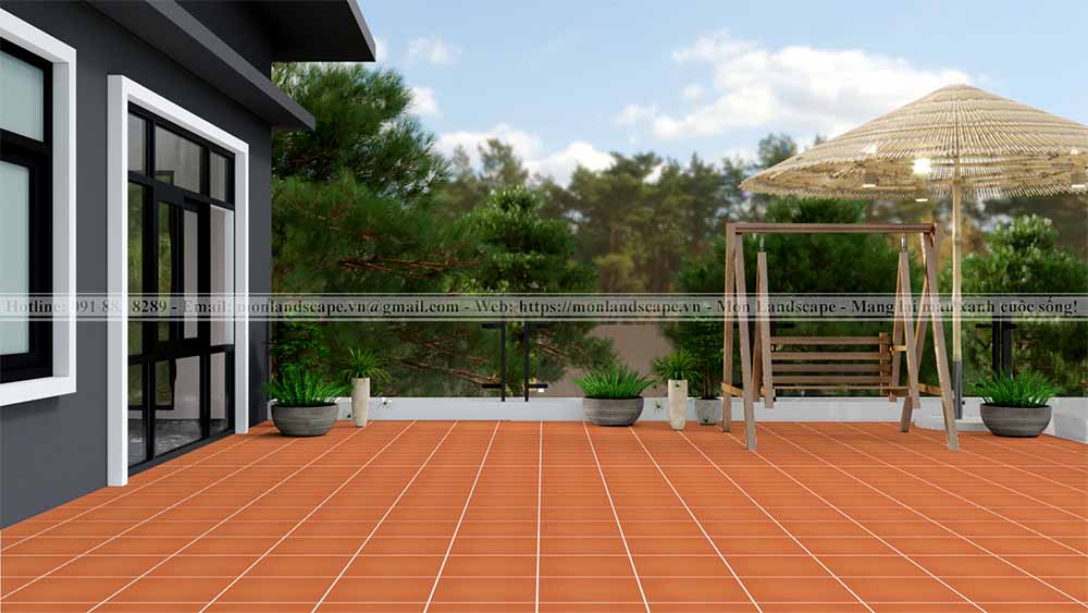 Gạch, đá ốp lát sân vườn được ưa chuộng