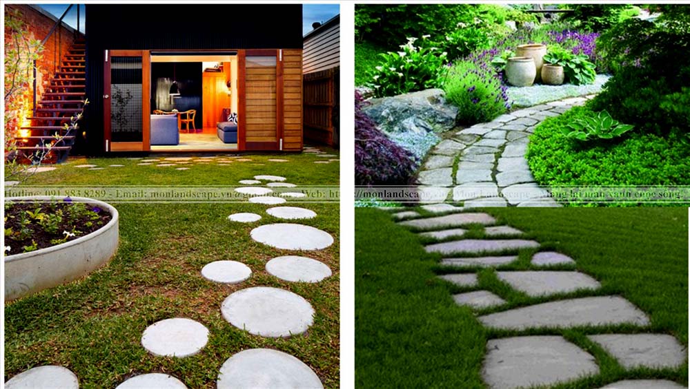 Những lối đi, lối dạo trong sân vườn được yêu thích