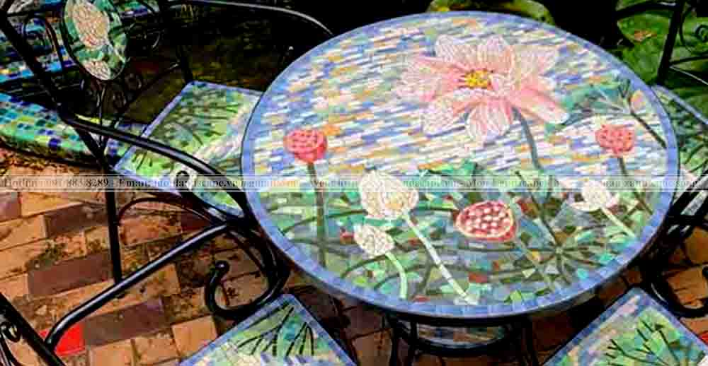 Thiết kế sân vườn theo phong cách Mosaic Thiết kế sân vườn theo phong cách Mosaic