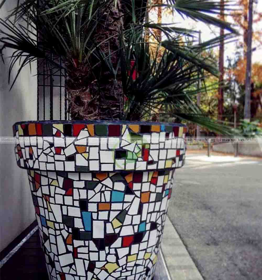 Thiết kế sân vườn theo phong cách Mosaic