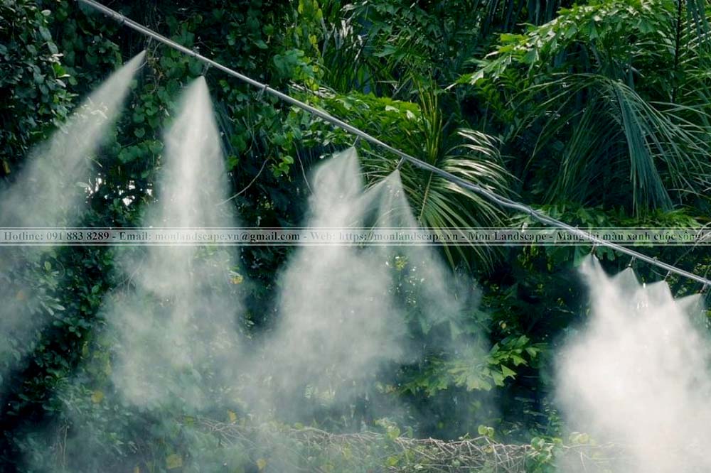 Hệ thống tưới tự động phun sương