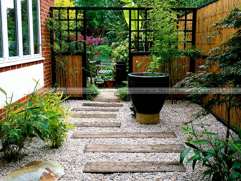 Yếu tố đá trong sân vườn Nhật Bản