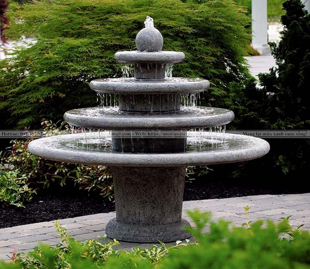 Đài phun nước bằng đá mỹ nghệ