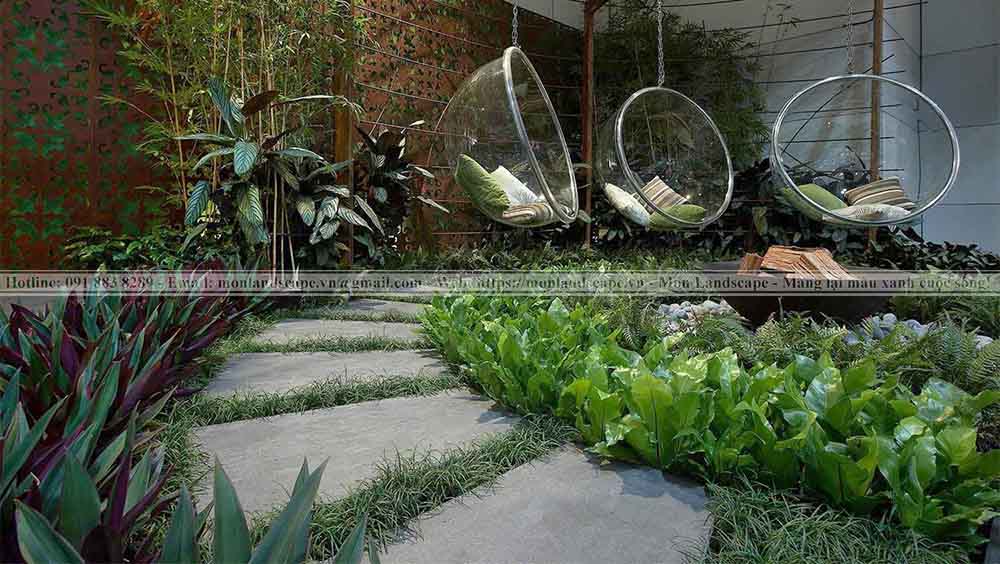 Nguyên tắc thiết kế cho sân vườn nhỏ