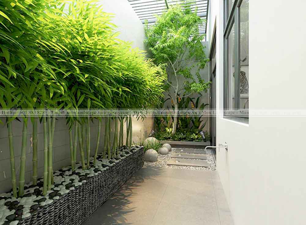 Nguyên tắc thiết kế cho sân vườn nhỏ