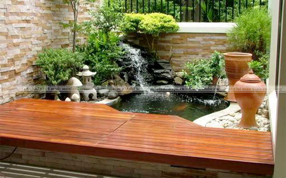 Nguyên tắc thiết kế cho sân vườn nhỏ