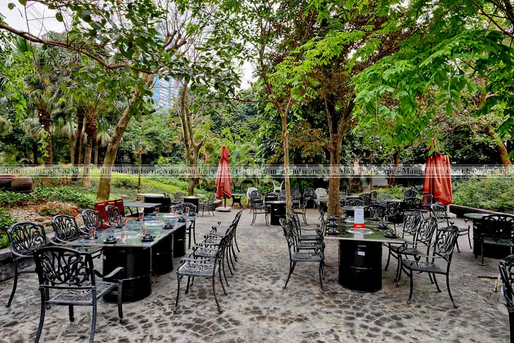Thiết kế nhà hàng sân vườn như thế nào?