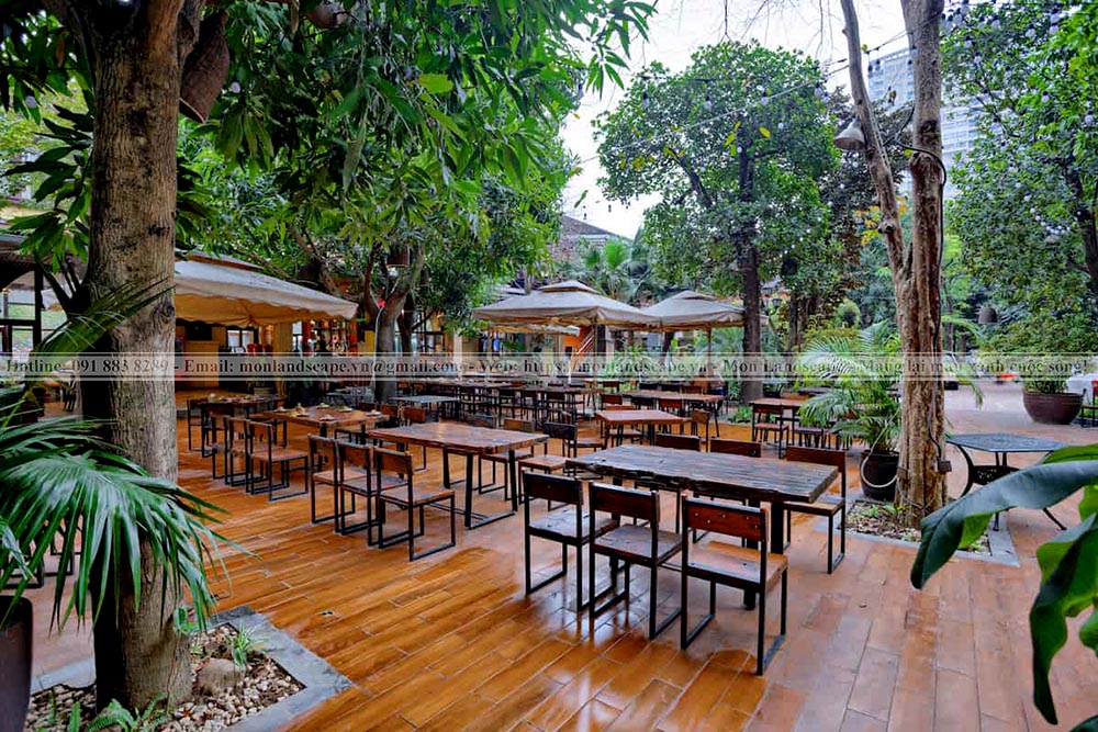 Thiết kế nhà hàng sân vườn như thế nào?