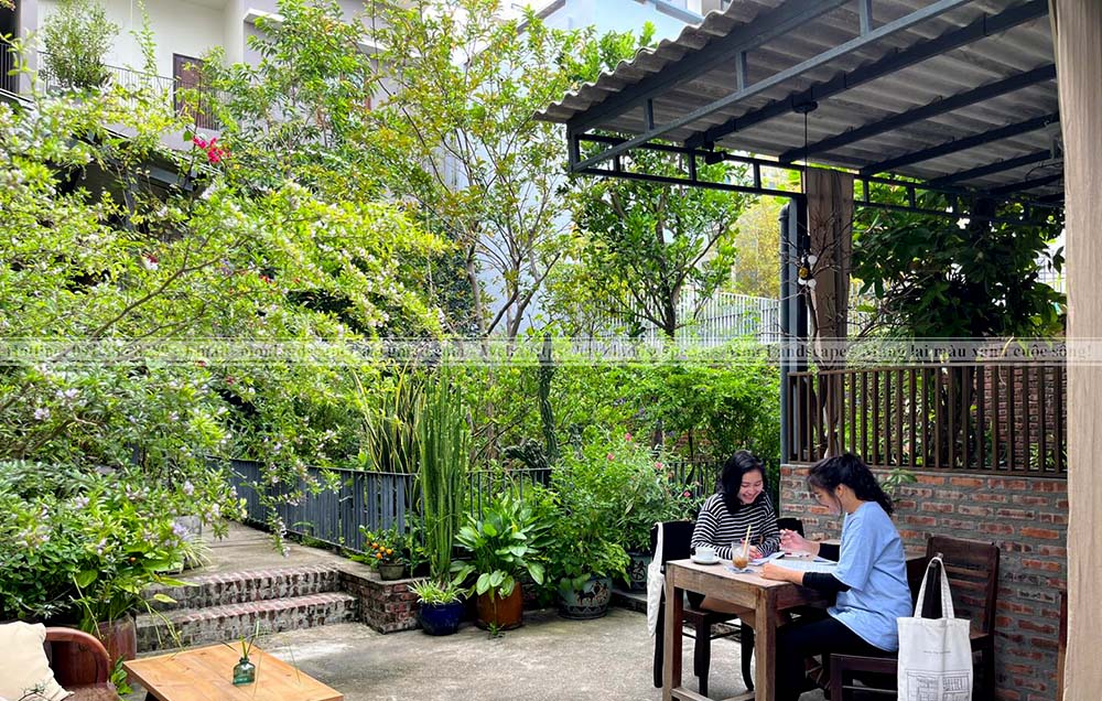 Thiết kế quán cà phê sân vườn