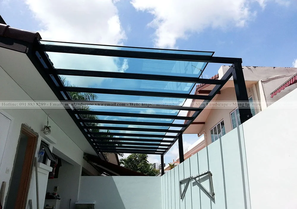 Phụ kiện sân vườn: Mái che sân thượng