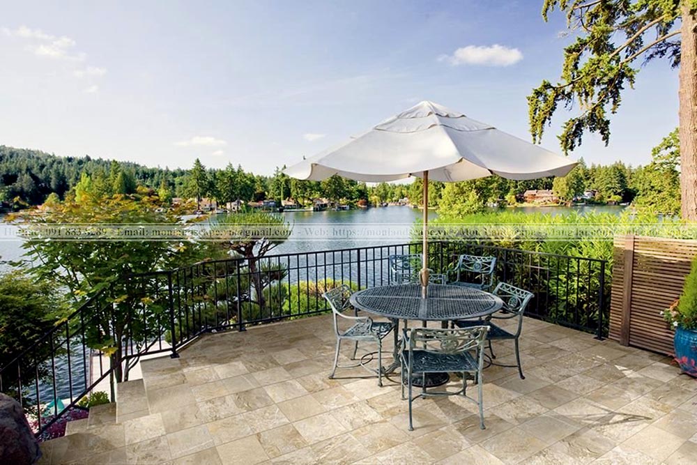 Vườn trên sân thượng phong cách Châu Âu độc đáo