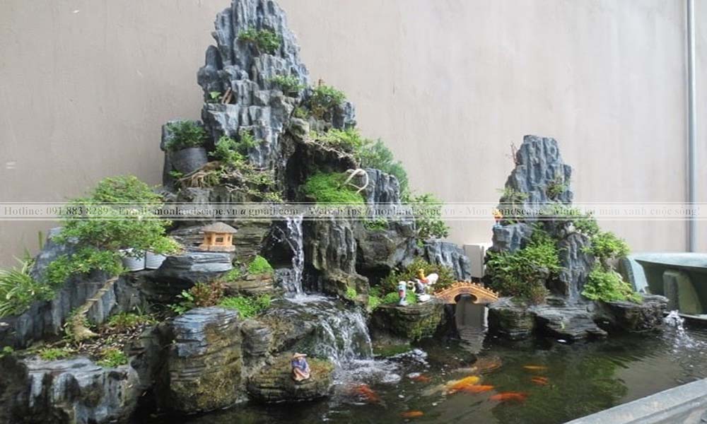 Thi công hòn non bộ cần lưu ý điều gì?