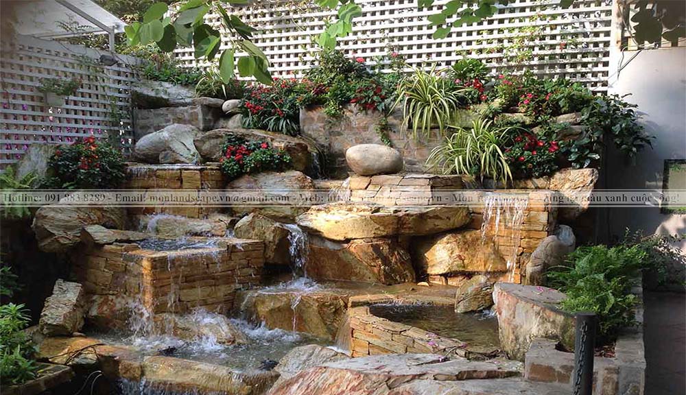 Thi công hòn non bộ cần lưu ý điều gì?