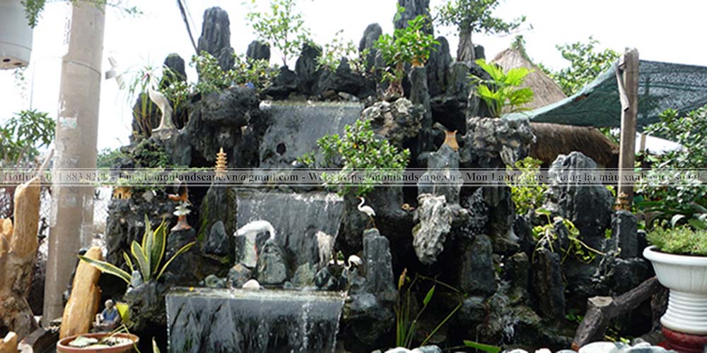 Thi công hòn non bộ cần lưu ý điều gì?