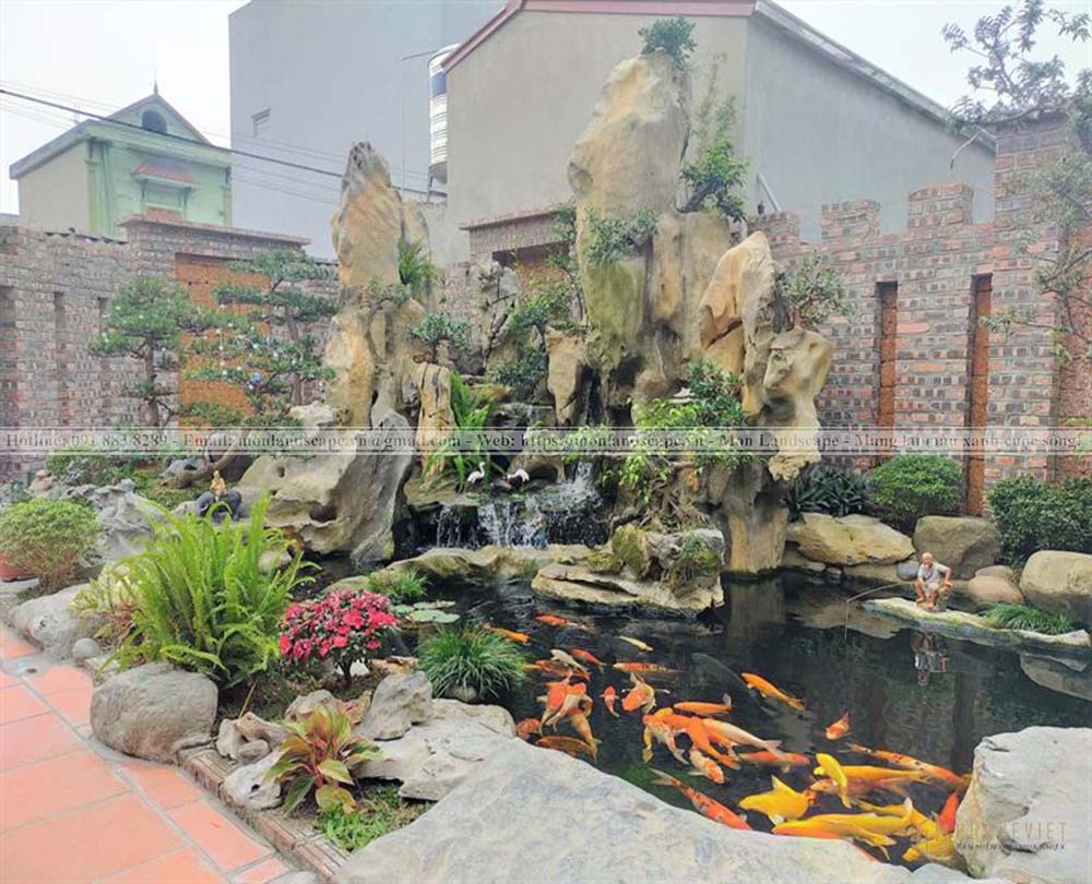 Thi công hòn non bộ cần lưu ý điều gì?