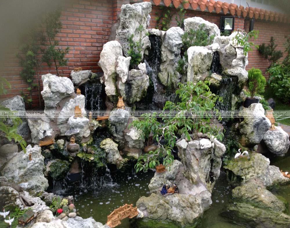 Thi công hòn non bộ cần lưu ý điều gì?